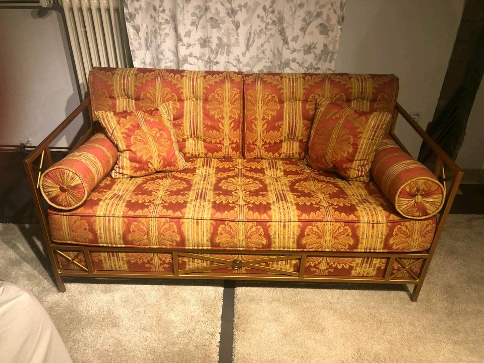 Printemps Haussmann Sofa Canapé Couch 2-Sitzer 90er Barock in Düsseldorf