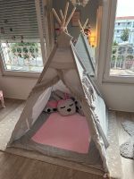 Tipi Zelt Handmade rosa grau inkl Bodendecke und Kissen wie neu Niedersachsen - Laatzen Vorschau