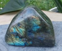 Labradorit Geode 527g - Flash in Blau und Gelb / KEY-QI333 Baden-Württemberg - Ulm Vorschau