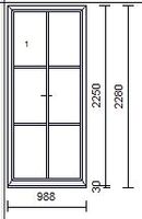 Schüco Kunststoff-Fenster  1080 mm X 2260 mm [F.62] Sachsen - Glauchau Vorschau