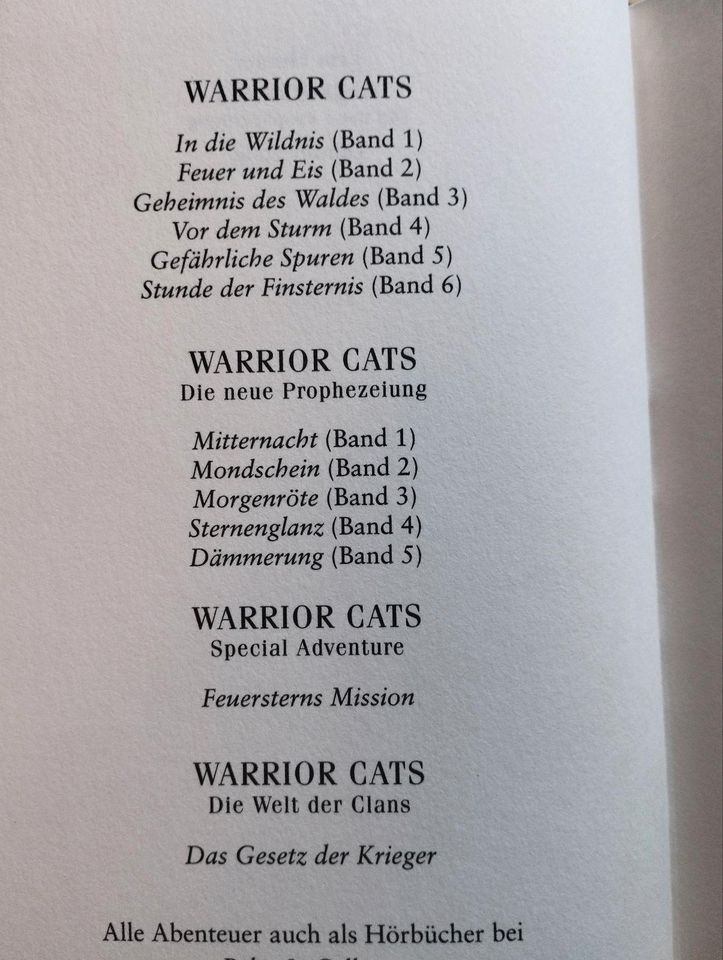 Warrior Cats, Feuersterns Mission, Special Adventure in Reinfeld