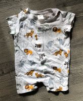 Baby Schlafanzug Strampler kurz H&M Gr 62 Zootiere Nordrhein-Westfalen - Herzebrock-Clarholz Vorschau