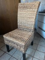 4 Rattan Holz Esszimmer Stühle Bayern - Walderbach Vorschau