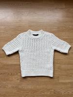 Pullover von Hallhuber Strick weiß XS 34 Top kurzärmlig T- Shirt Hessen - Kelkheim Vorschau