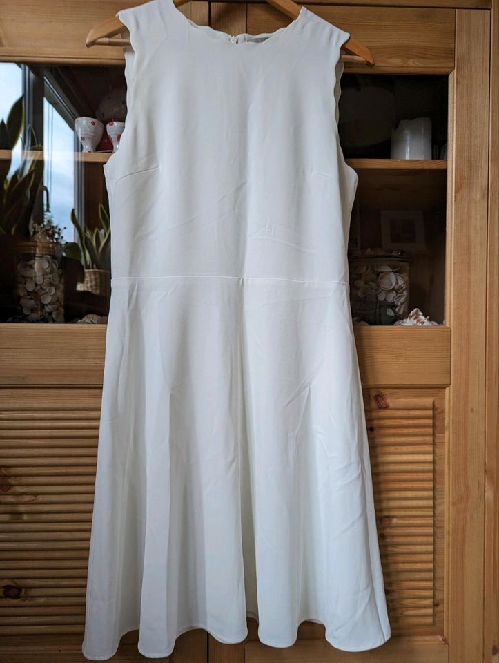 Kleid Weiß H&M Standesamt schlicht Gr.38/40 neuwertig in Dresden
