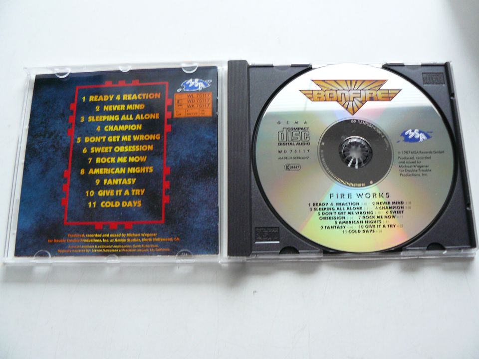 BONFIRE - Fire Works CD NEUWERTIG !!! Hardrock Heavy Metal in Berlin