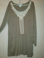 Tunika Shirt khaki Borte Vintage Gr. 48 NEU Nordrhein-Westfalen - Herford Vorschau