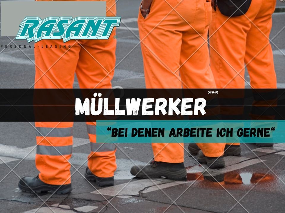 *FL* Müllwerker (m/w/d) ab sofort in Flensburg gesucht! in Flensburg