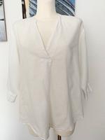 H&M Tunika Bluse Leinen Gr. 34 oversized weiß Bayern - Bad Füssing Vorschau
