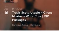 Travis Scott VIP Early entry in Hamburg Köln - Porz Vorschau