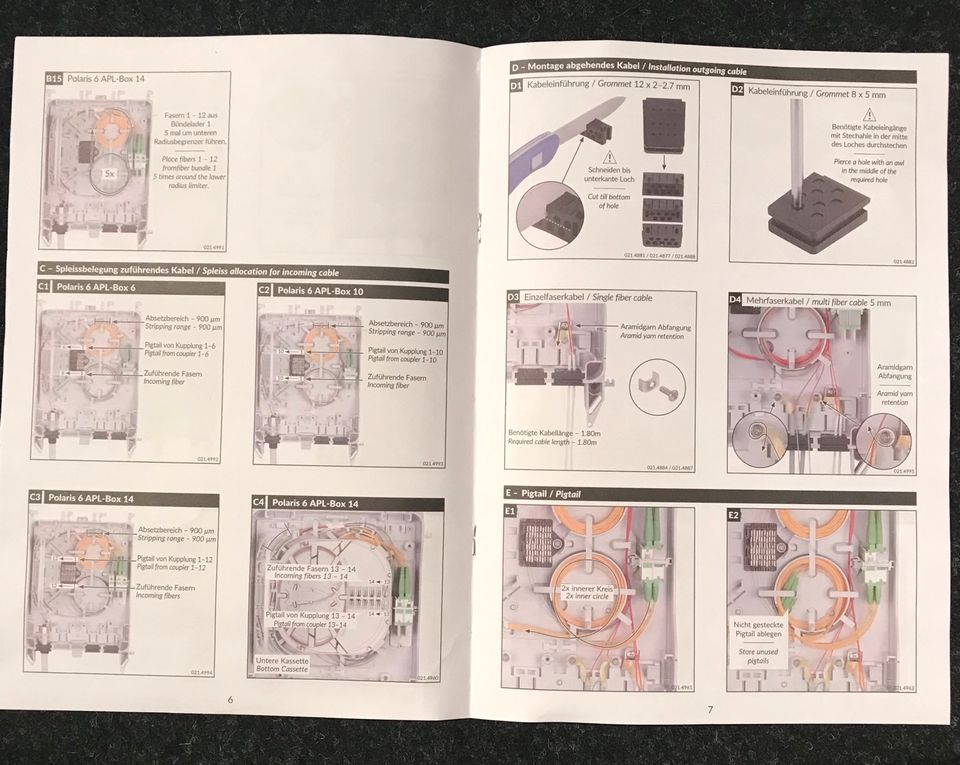 Polaris 6 APL - Box , Glasfaser Kabel in Suhl