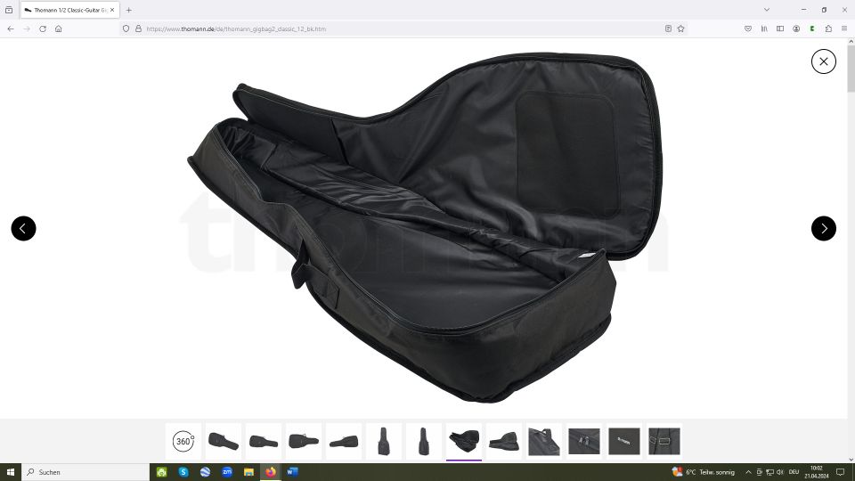 Thomann - Nylon Gigbag für Konzertgitarre in Duisburg