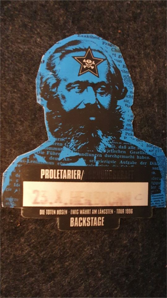 Backstage Pass DIE TOTEN HOSEN Tour 1996 in Buchen (Odenwald)