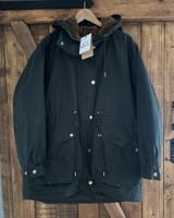 Barbour Grantley Wax Größe 16 olivgrün Niedersachsen - Bleckede Vorschau