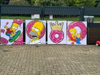 Simpsons Unikate Bilder Handgemalt Nordrhein-Westfalen - Heiden Vorschau