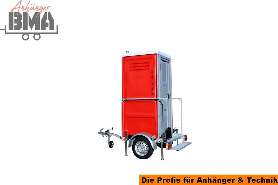 Anhänger BMA TO1 das mobile Baustellen WC Bautoilette made by BMA in Mühlhausen im Täle