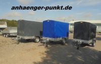 ALU Anhänger 2,51 x1,26 x 1,60m gebremst LKW PLANE + SPITZE 1,2to Nordrhein-Westfalen - Rheurdt Vorschau