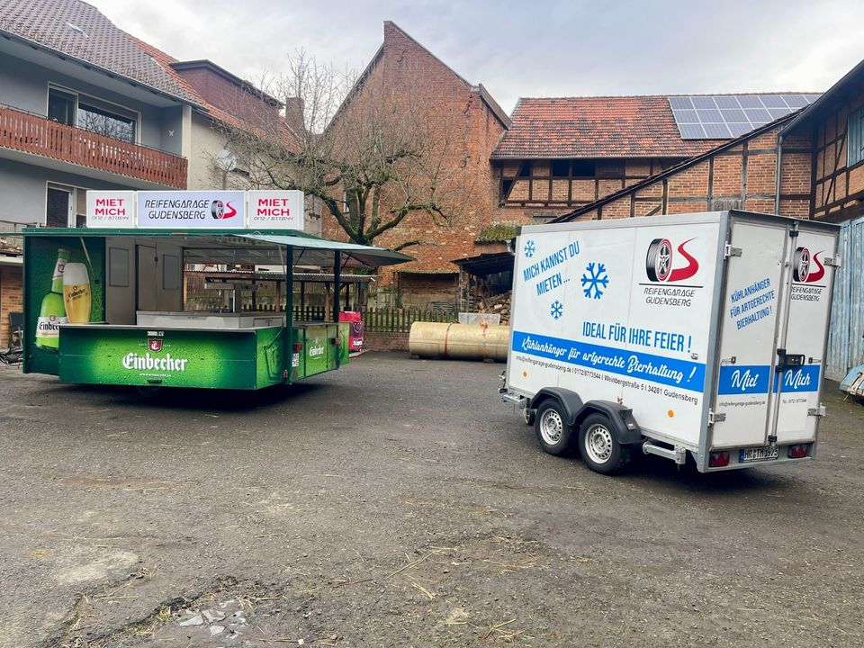 Bierwagen / Ausschankwagen, Bierpilz incl Kühlraum zu Vermieten in Gudensberg