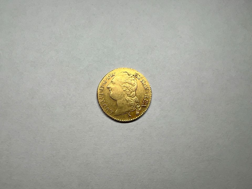 Louis d'or XVI 1786-A - Goldmünze SS/SS+ - Frankreich in Tuttlingen