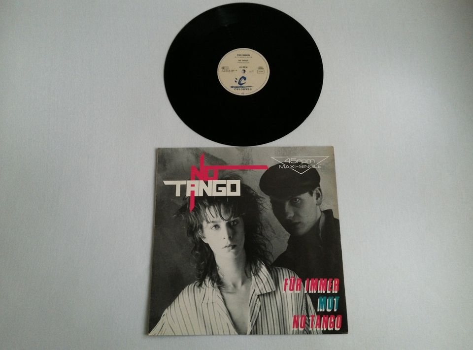 Vinyl Maxi-Single NO TANGO, Chlodwig Musik / Mega 1986 in Leipzig