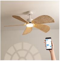 Deckenventilator Ventilator mit Licht Rattan Wifi Sachsen-Anhalt - Magdeburg Vorschau