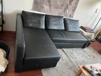 Kunstledersofa schwarz Ikea Friheten mit Stauraum Niedersachsen - Sarstedt Vorschau