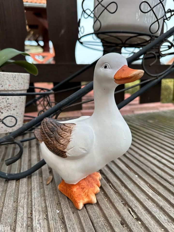 Dekofigur Garten Terrasse Ente Neu in Schwedt (Oder)