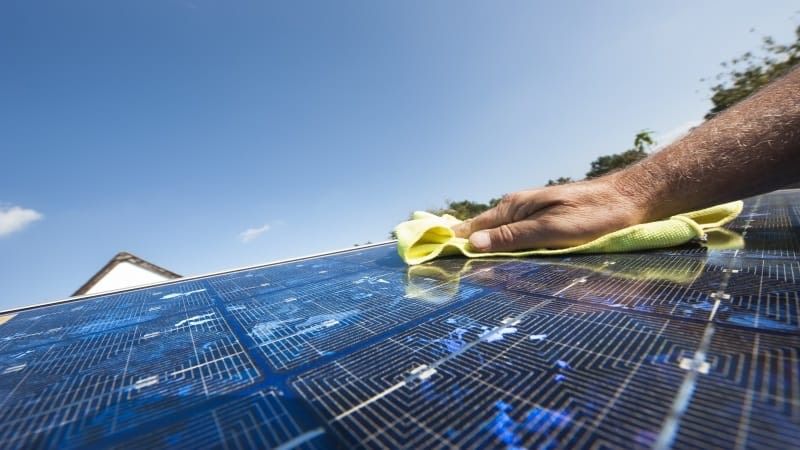Solar Anlage, Reinigung, PV Anlage, Terrasse in Üchtelhausen