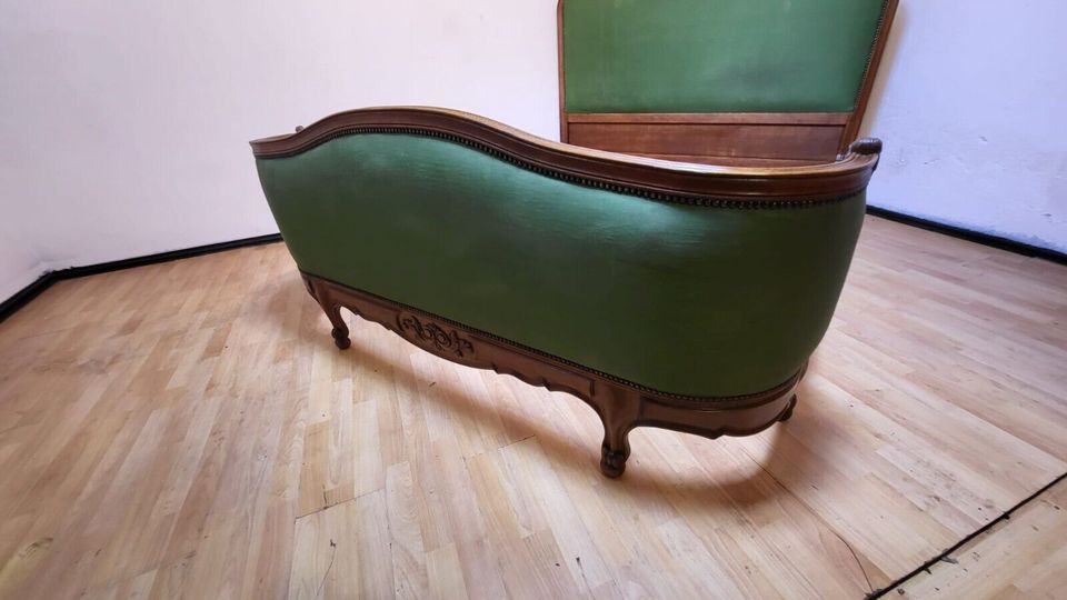 Französisches Antikes Polsterbett King Size ca. 1900 Jh. in Wuppertal