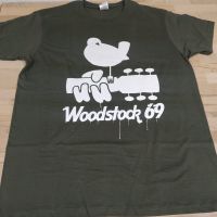 Woodstock 69 T-Shirt Hippie Kult Music Festival Shirt Rock d-grau Baden-Württemberg - Mannheim Vorschau