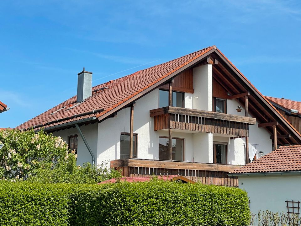 Gartenberg | Maisonettewohnung mit Gartenanteil, 2 Balkone, ruhige Lage, Bergblick - Heizung neu in Geretsried
