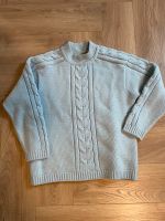 Hallhuber Pullover Pulli Strick Strickpulli Hellblau Zopfmuster Brandenburg - Panketal Vorschau