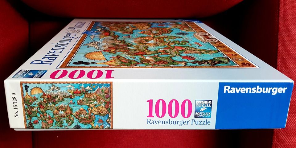 RAVENSBURGER Puzzle MYSTERIEUS ATLANTIS 1000 Teile wie neu in Wülfrath