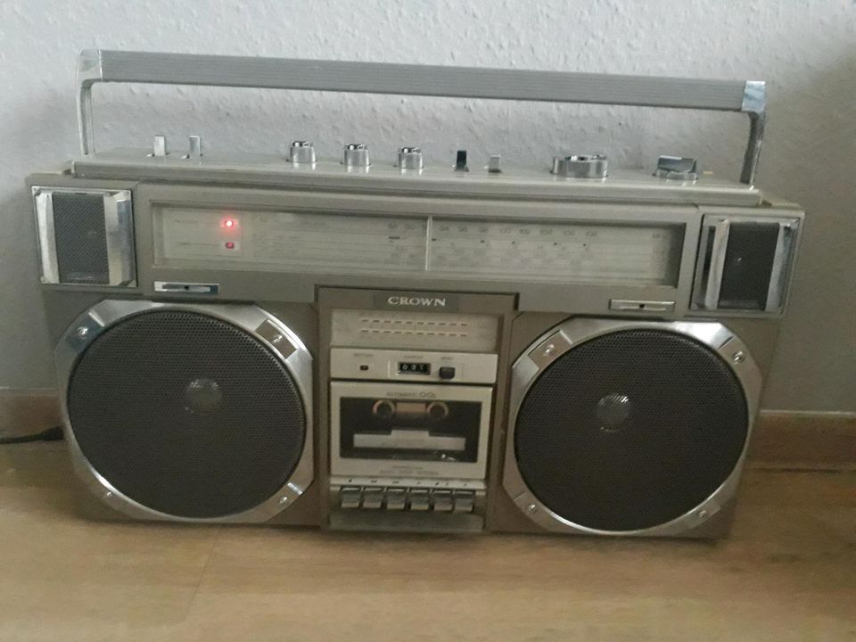 Crown CSC-950L Ghettoblaster vintage Radiorecorder Boombox in Scharbeutz