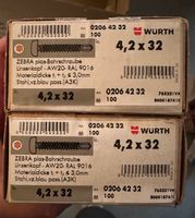 Würth Schrauben 4,2 x 32 RAL 7016 Niedersachsen - Leer (Ostfriesland) Vorschau