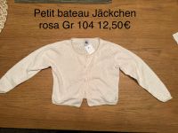 Petit Bateau Jäckchen rosa Gr 104 Hessen - Taunusstein Vorschau