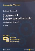 Staatsrecht I Staatsorganisationsrecht | Degenhart Altona - Hamburg Altona-Altstadt Vorschau
