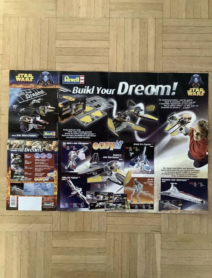 »STAR WARS/Revell« original Vintage Poster-2005-Build Your Dream in Hunderdorf