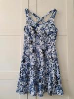 Blumenkleid blau weiß H&M Größe S 36 Brandenburg - Kremmen Vorschau