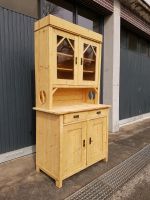 ★ ANTIK ★ Jugendstil Buffetschrank 109cm breit Küchenschrank ★ massiv ★ Buffet Vitrine Weichholz Vitrinenschrank ★ komplett restauriert von wohnART ANTIKMÖBEL Nordrhein-Westfalen - Neunkirchen-Seelscheid Vorschau