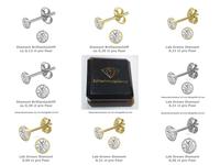 Ohrstecker 585 Gold/Weissgold mit Diamanten 1 Paar oder Einzel Nordrhein-Westfalen - Ennepetal Vorschau