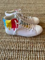 Pan Pride Sneaker high top weiß rainbow 42,5 vegan Bayern - Bayreuth Vorschau