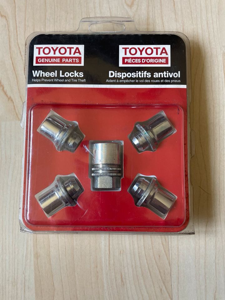 Toyota original Wheel Locks Diebstahlsicherung Felgenschloss in Mönsheim