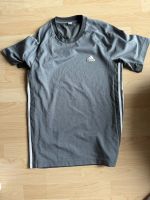 Adidas Trainingsshirt Streifen grau Bayern - Würzburg Vorschau