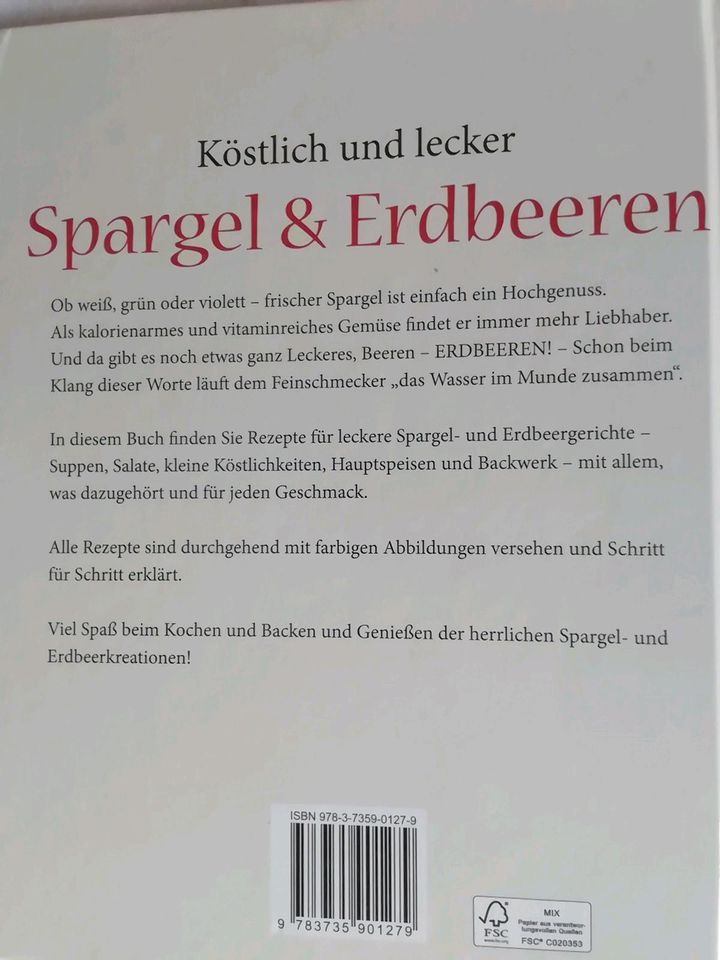 Köstlich und lecker Spargel und Erdbeeren von garant Buch in Buttstädt