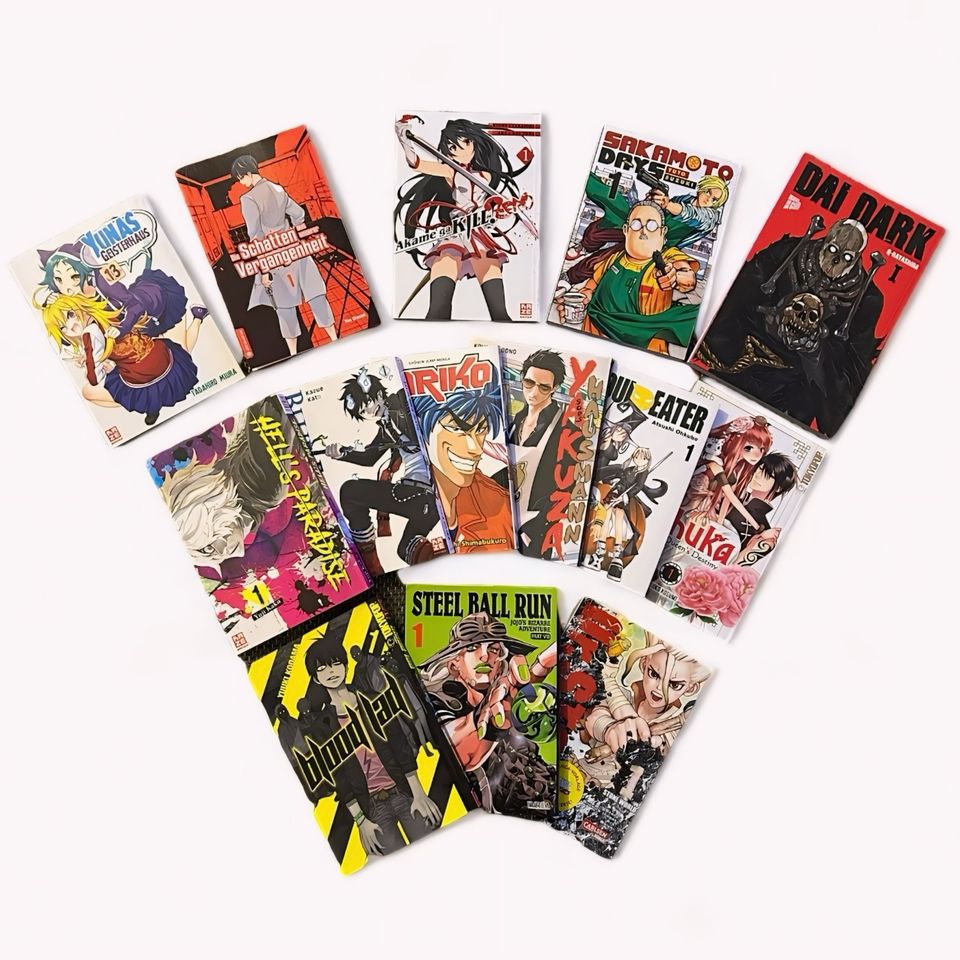 Manga Konvolut 14 Bände | Dr Stone, Sakamoto Days, Hells Paradise in Gaggenau