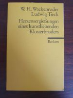 BUCH - Reclam - Herzensergießungen eines kunstliebenden Klosterbr Innenstadt - Köln Altstadt Vorschau