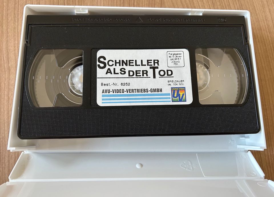 Schneller als der Tod - VHS - Videokassette - 1996 - Vintage in Burgdorf