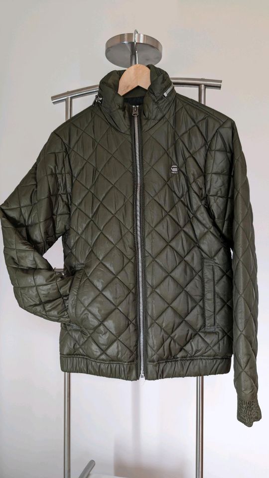 G-Star Herrenjacke, grün, Größe M. Meefic quilted Overshirt L/S in Herford