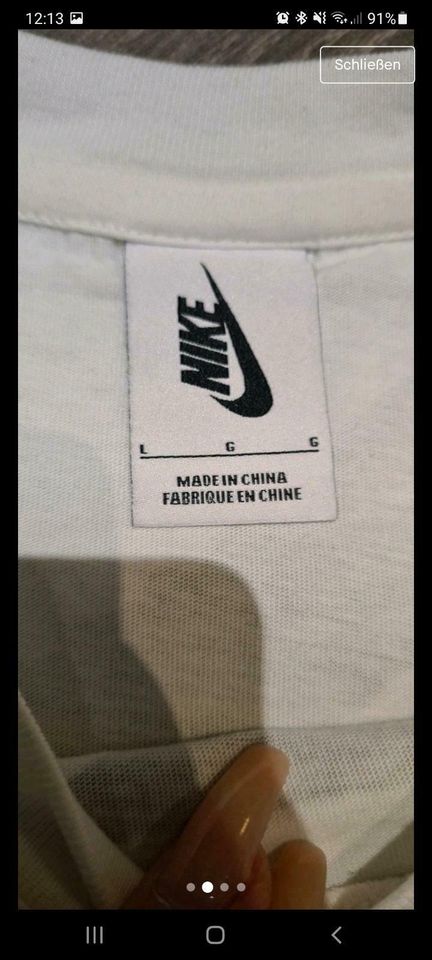 Nike shirt off White in Mönchengladbach